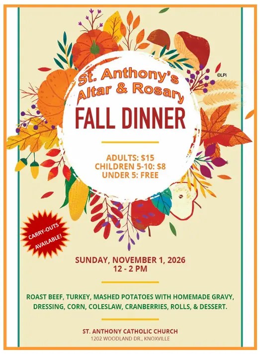 JOIN US – 2026 Fall Dinner