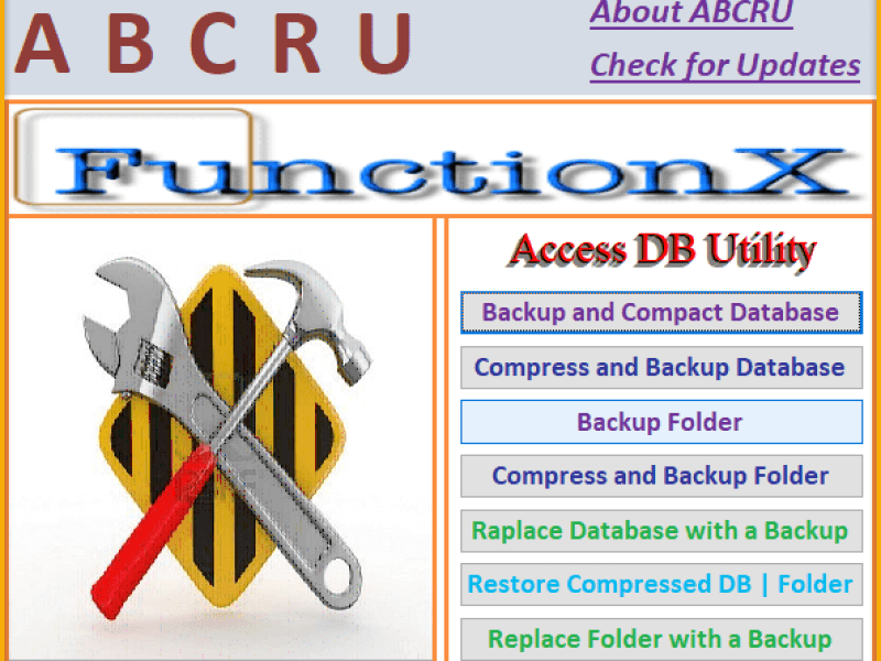Access Backup Compact Restore