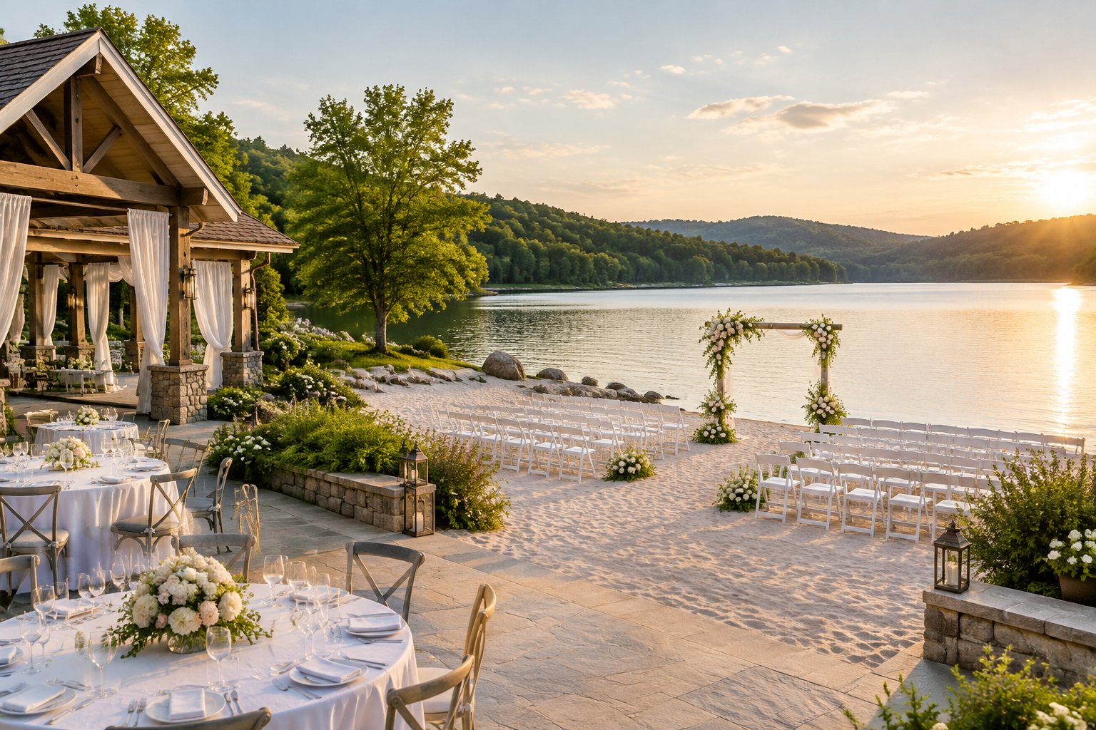 Beach Wedding Venues Quechee: Lakeside and River Options
