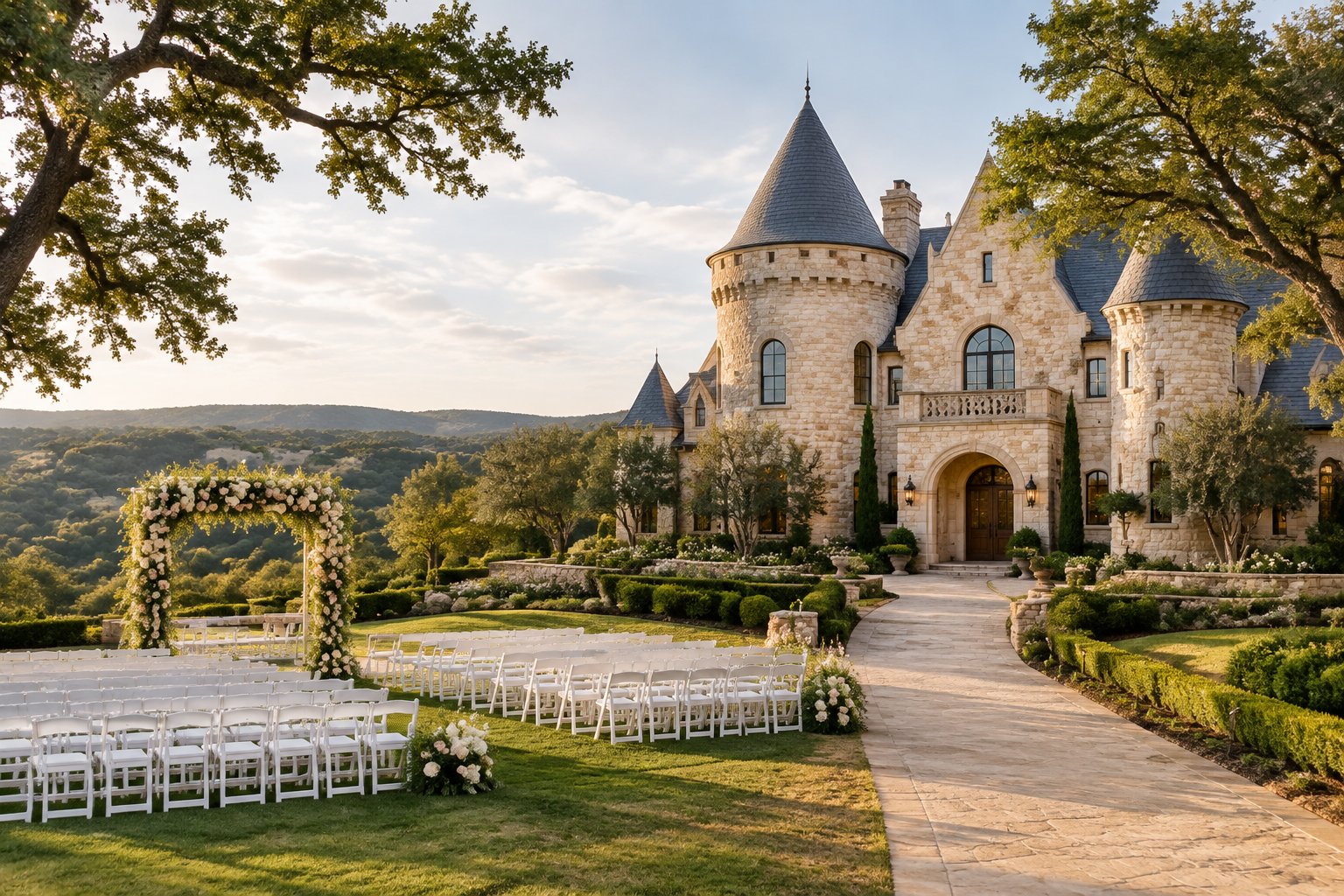 Castle Wedding Venues Kerrville: Romantic Hill Country Options