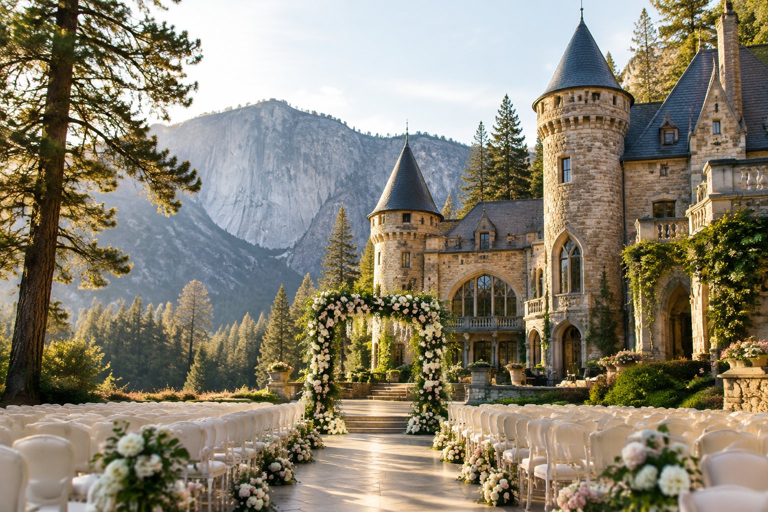 Castle Wedding Venues Yosemite: Elegant Alternatives Nearby