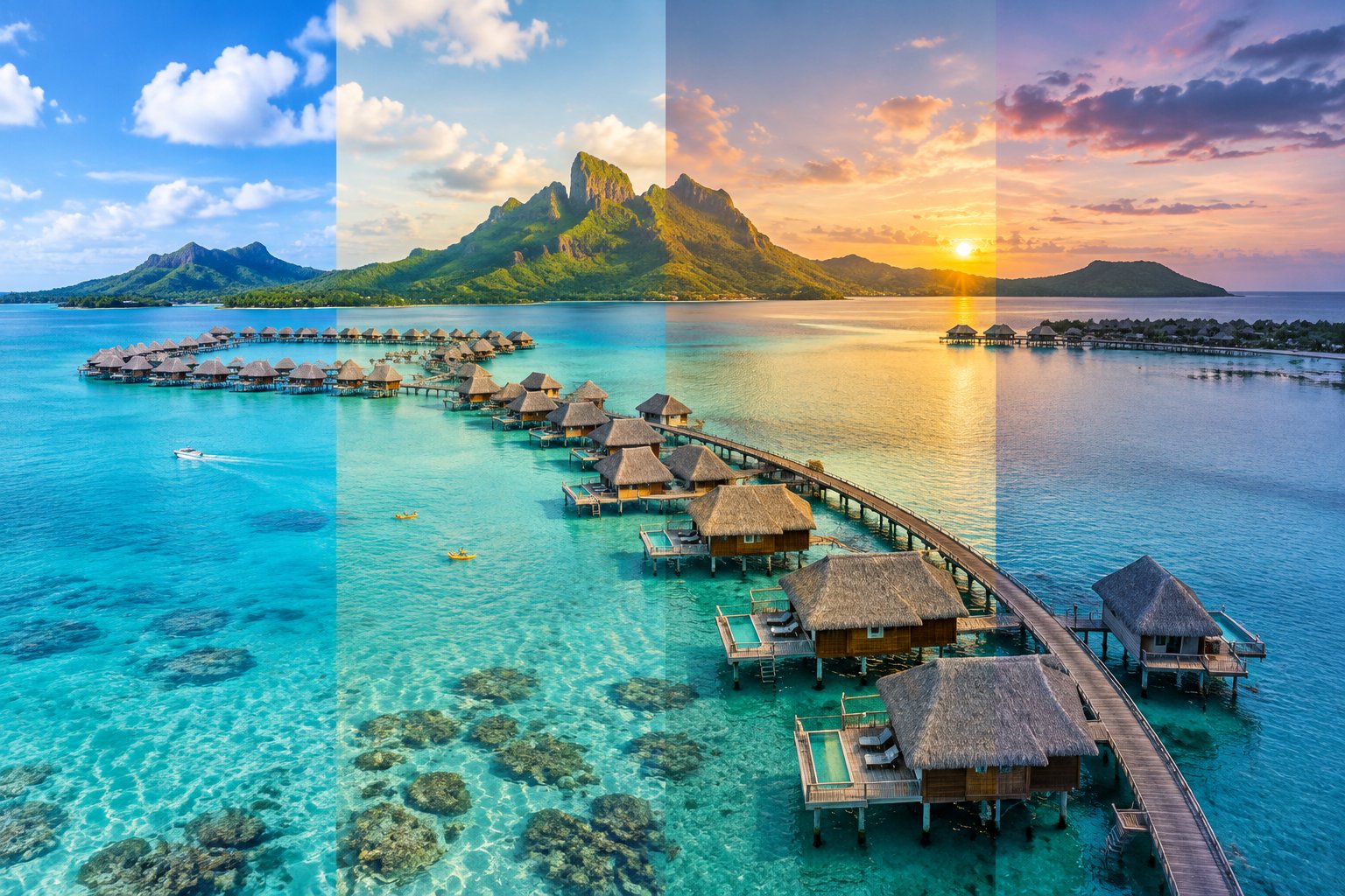 Four Seasons Bora Bora Overwater Bungalow Map Guide