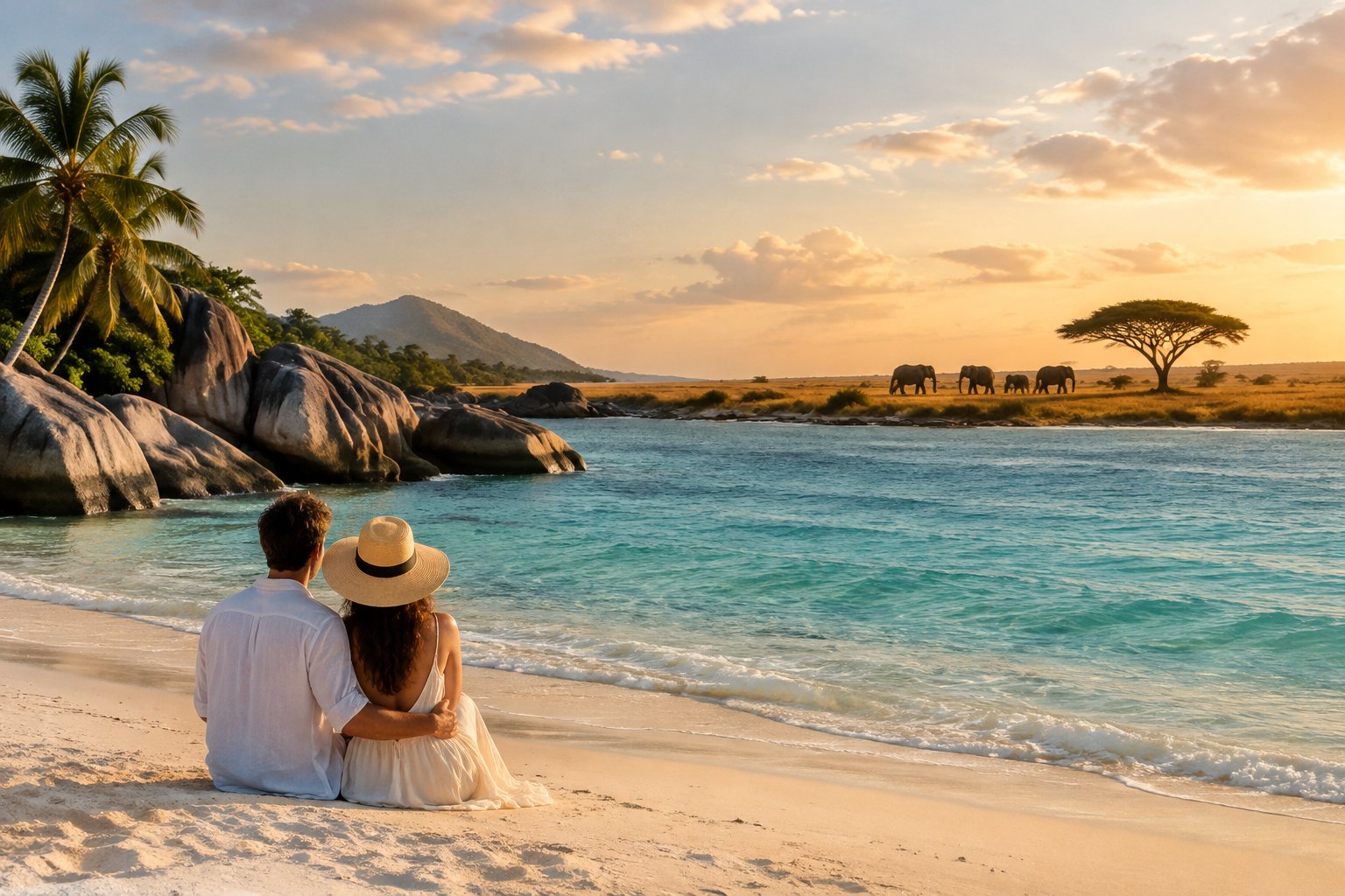 Honeymoon Packages Seychelles and Kenya: Safari & Beach
