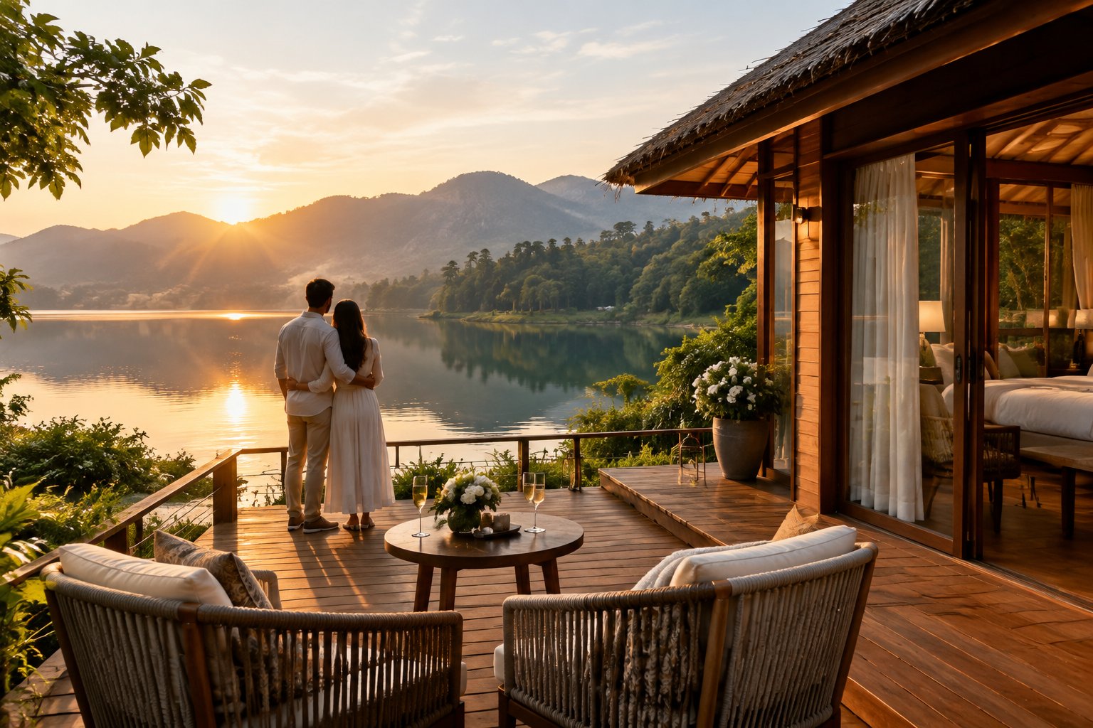 Honeymoon Resorts Near the Lake: Tahoe and Como