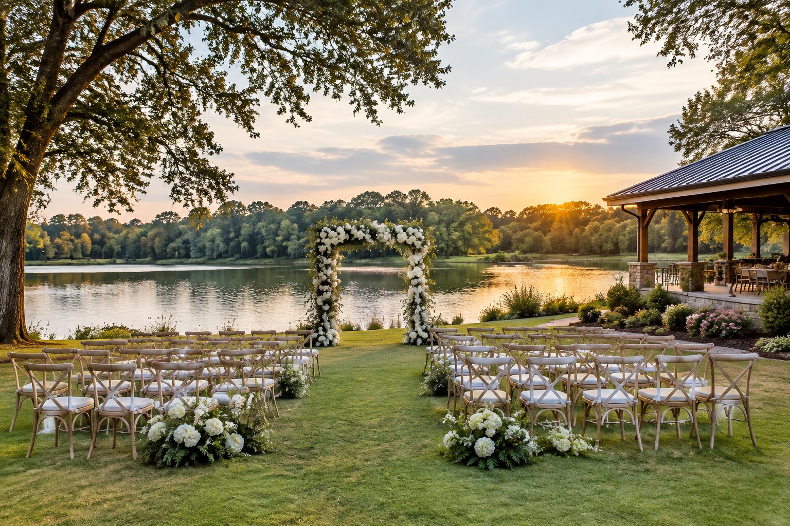 Lakeside Wedding Venues Hattiesburg: Waterfront Picks