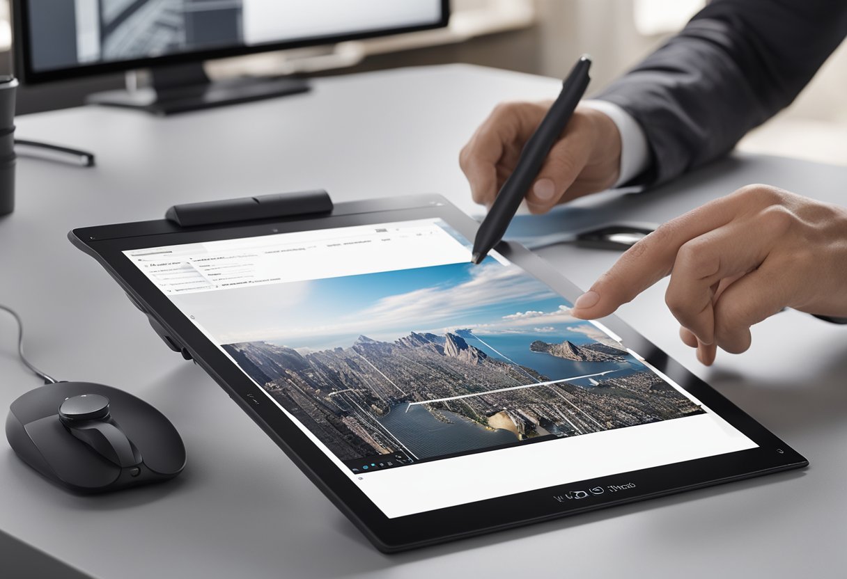 Wacom Intuos Small Graphics Drawing Tablet Includes Training - Artistic Mountain Art - Full HD