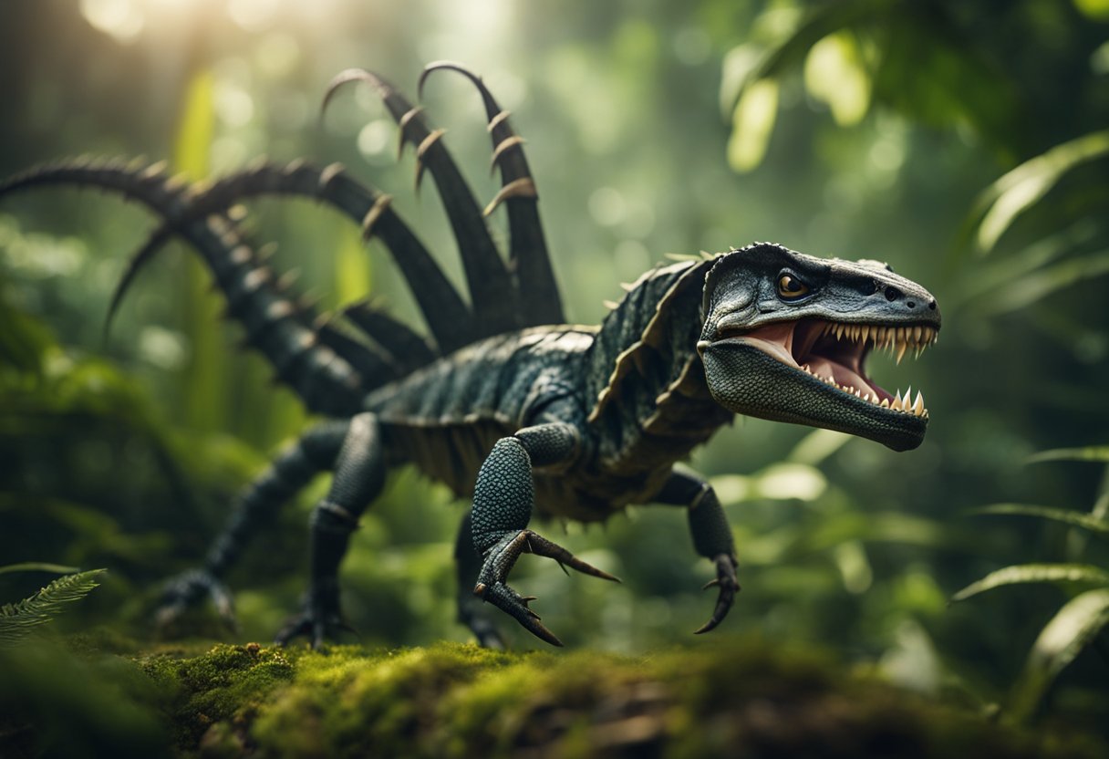 Scorpius Rex Dinosaur Dictionary - Elegant Abstract Art - High Resolution