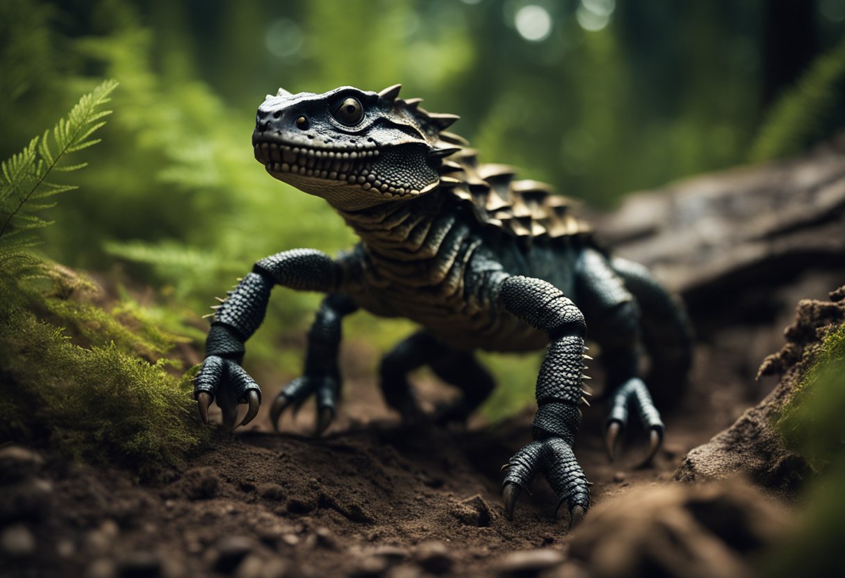 Scorpius Rex Dinosaur Dictionary - Amazing City Background - 8K