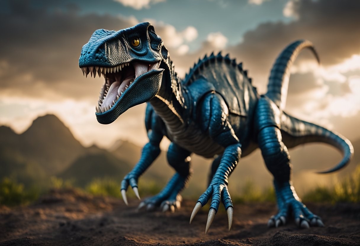 Scorpius Rex Dinosaur Dictionary - Premium Vintage Texture Gallery - Retina