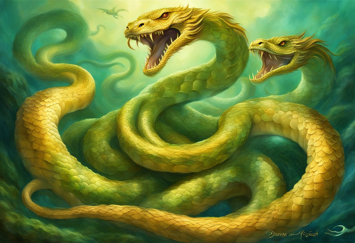 Hydra Mythical Creature Overview Mythical Encyclopedia - Download Ultra HD Abstract Background | High Resolution