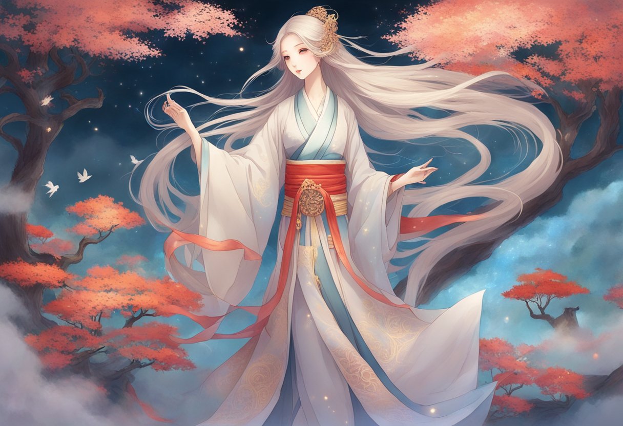 Hachishakusama Leyenda Japonesa - Download Stunning Gradient Background | 8K