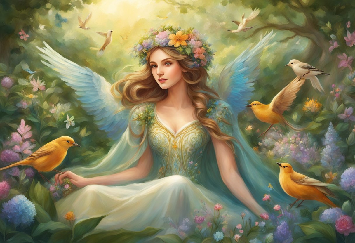 Blodeuwedd I By Shejula On Deviantart - Download Artistic Geometric Texture | Mobile