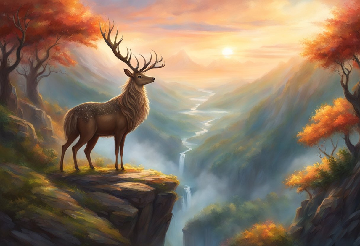 Peryton Mythical Creature Mythical Encyclopedia - Download Amazing Gradient Photo | Full HD