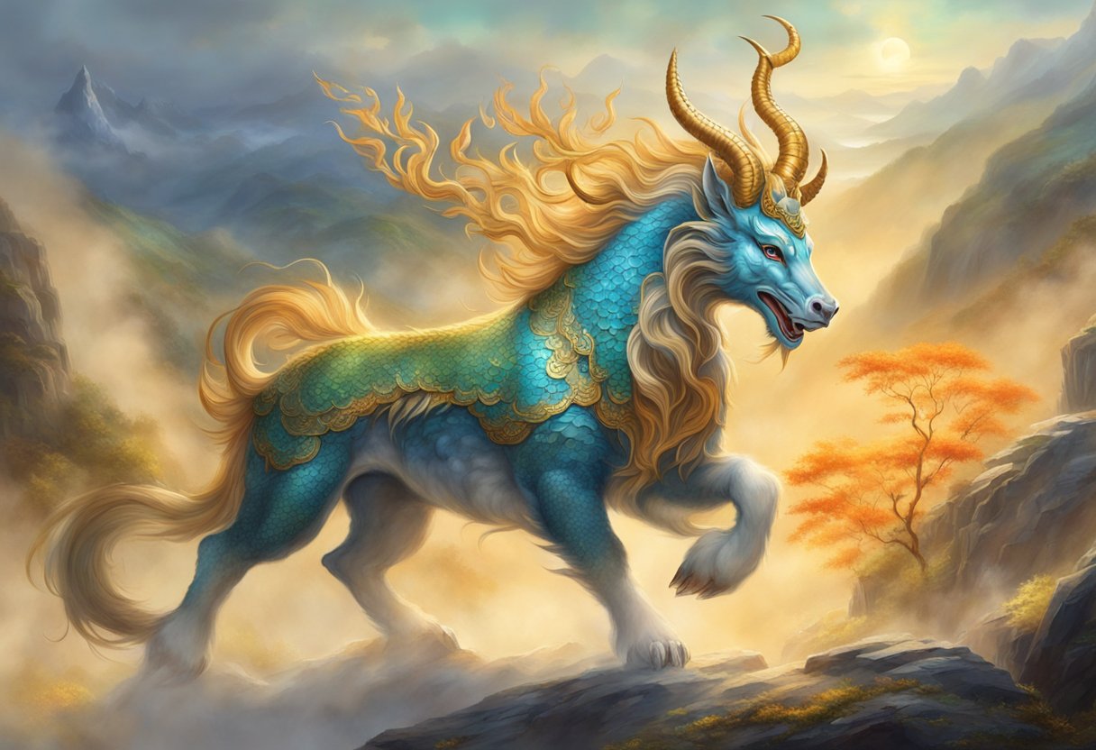 Qilin Definition Facts Britannica - Sunset Pattern Collection - 4K Quality