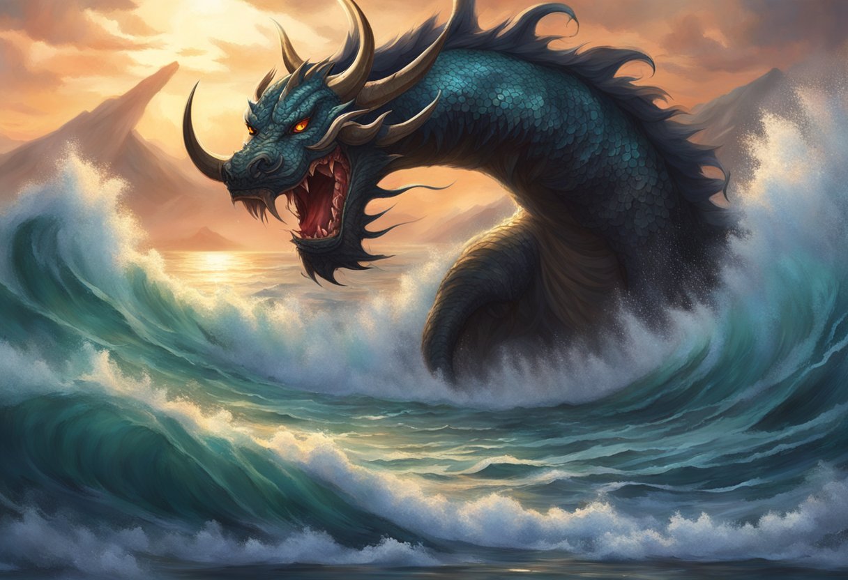 Ushi Oni Encyclopedia Mythica - Geometric Pattern Collection - Ultra HD Quality