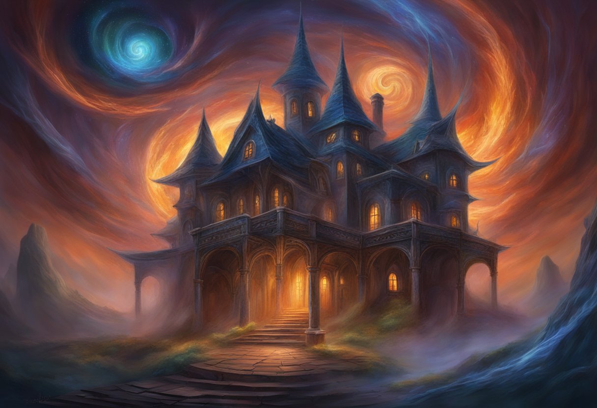 Dybbuk Mythical Encyclopedia - Vintage Textures - Artistic HD Collection