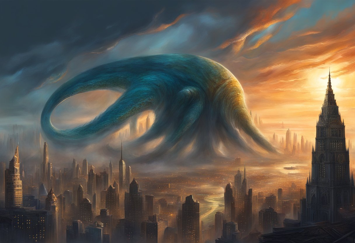 Leviathan Mythical Encyclopedia - Download Artistic Ocean Texture | Retina