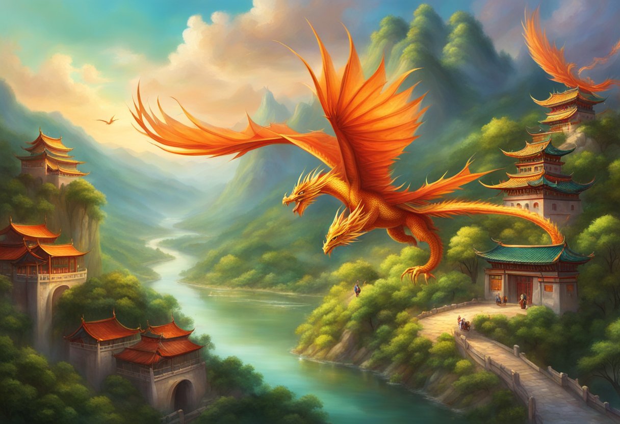 Chinese Mythical Creatures A Guide To Enigmatic Legends Mythical - Mountain Images - Classic Mobile Collection