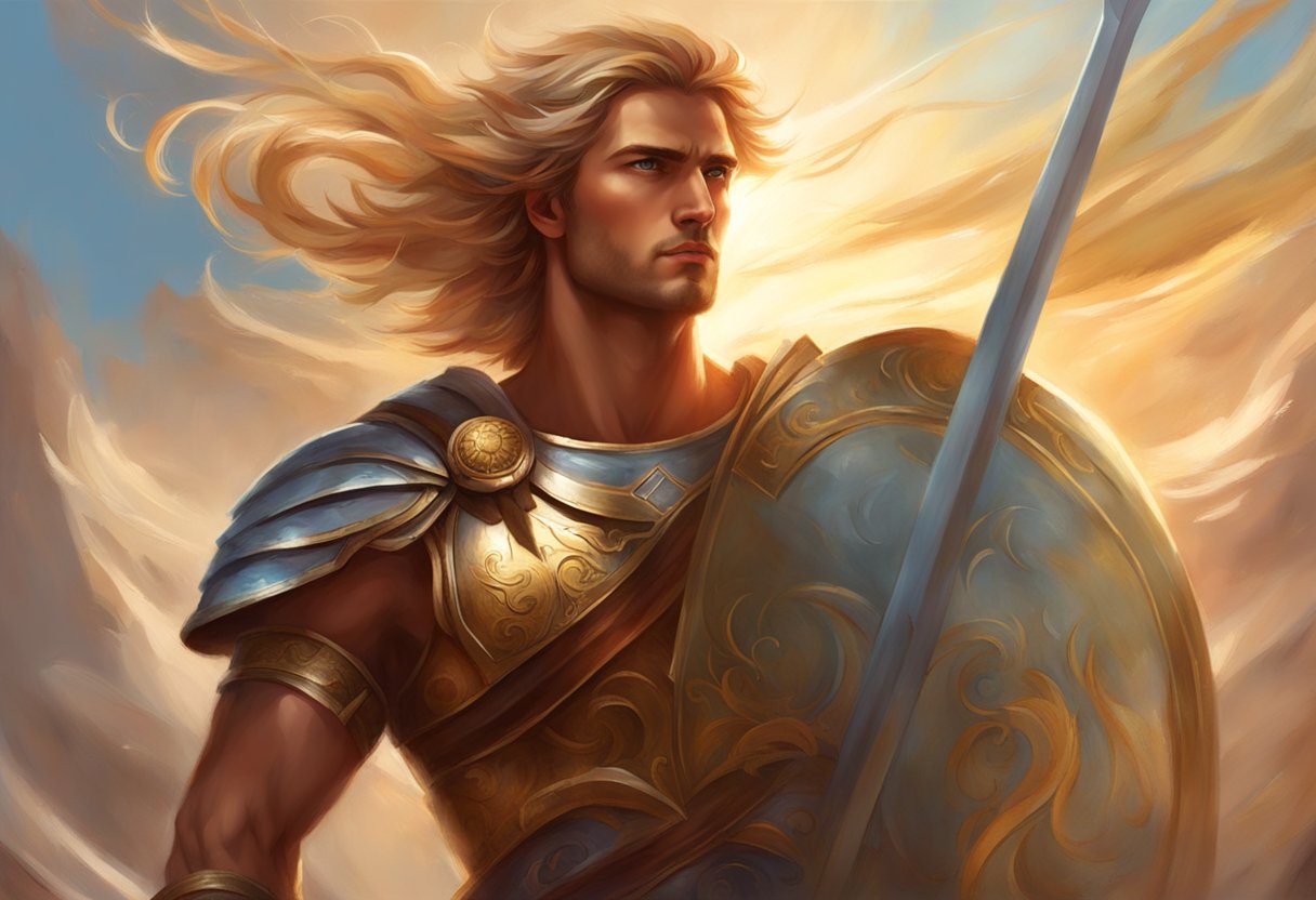Achilles - Sunset Illustrations - Premium High Resolution Collection