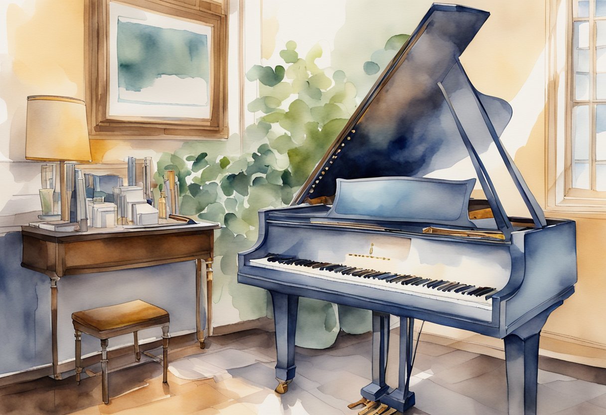 Silience Piano Tutorial - Space Illustration Collection - Mobile Quality