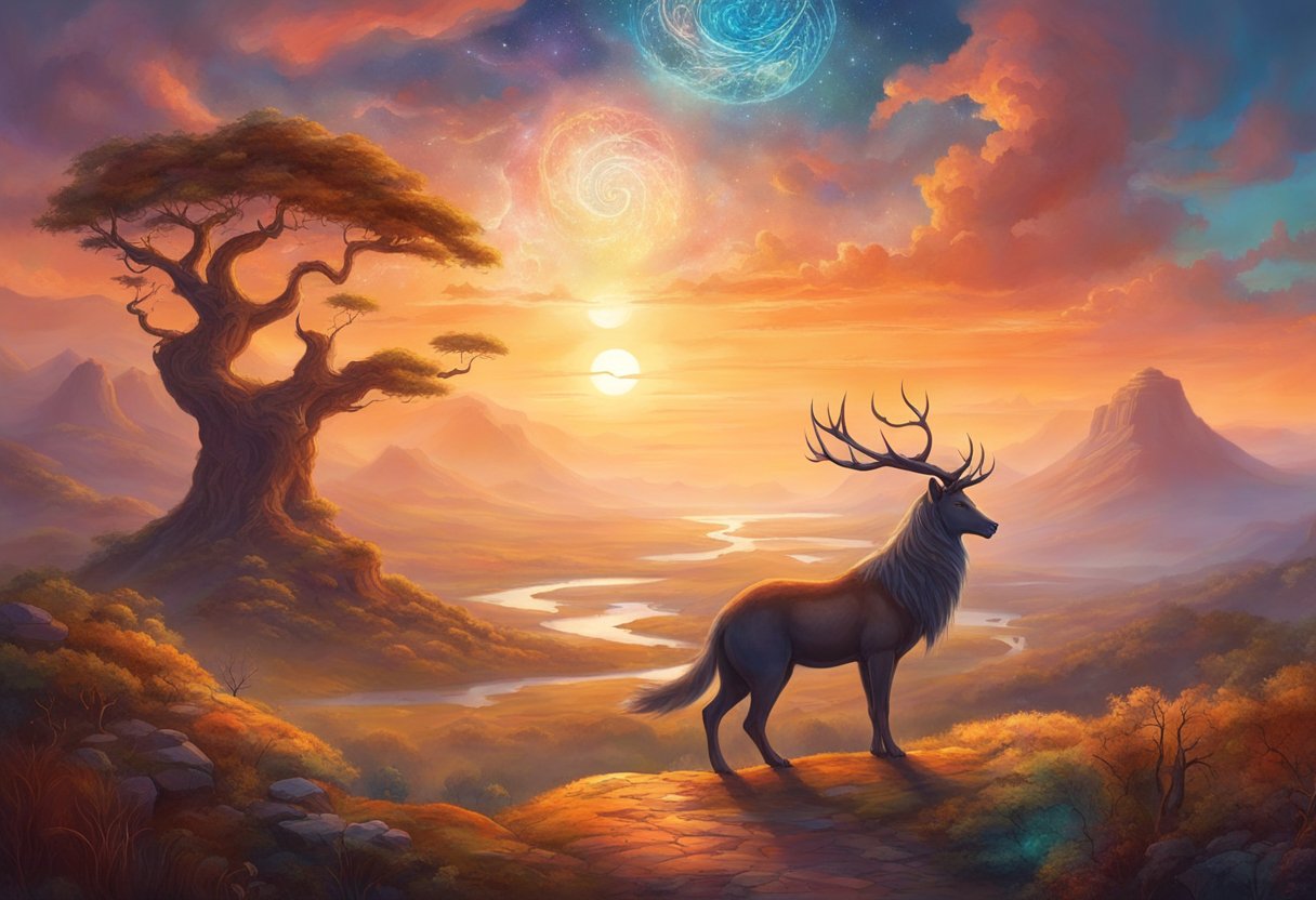 African Ancient Kingdoms Mythical Creatures - Premium Nature Pattern Gallery - Desktop