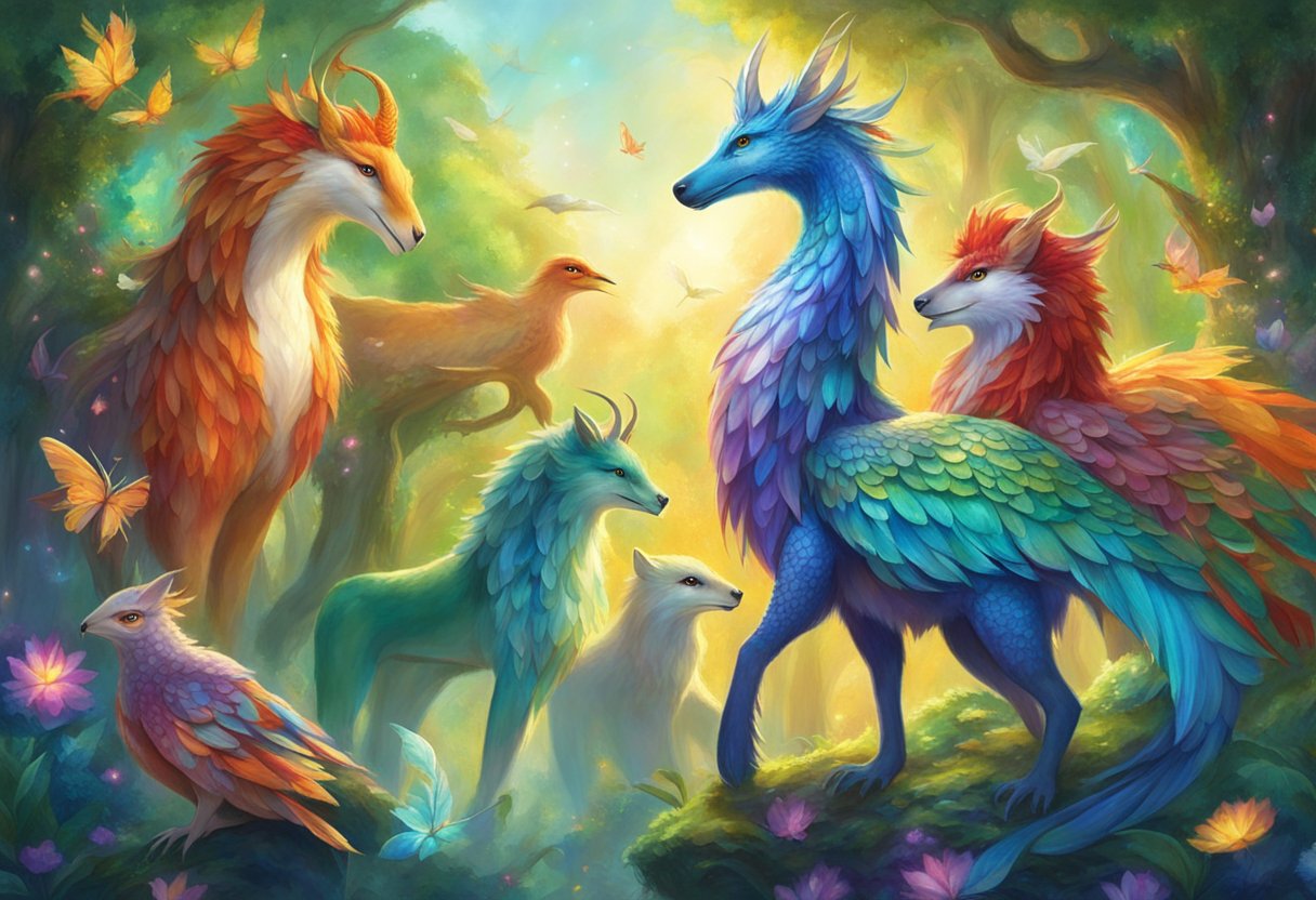 Friendly Mythical Creatures Mythical Encyclopedia - Best City Illustrations in HD