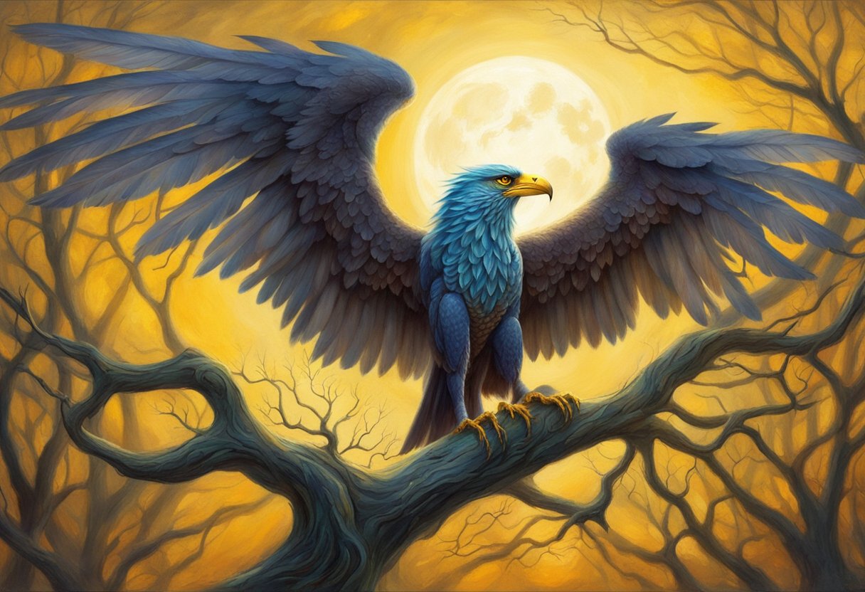 Strix Mythical Creature Mythical Encyclopedia - Ocean Backgrounds - High Quality Retina Collection