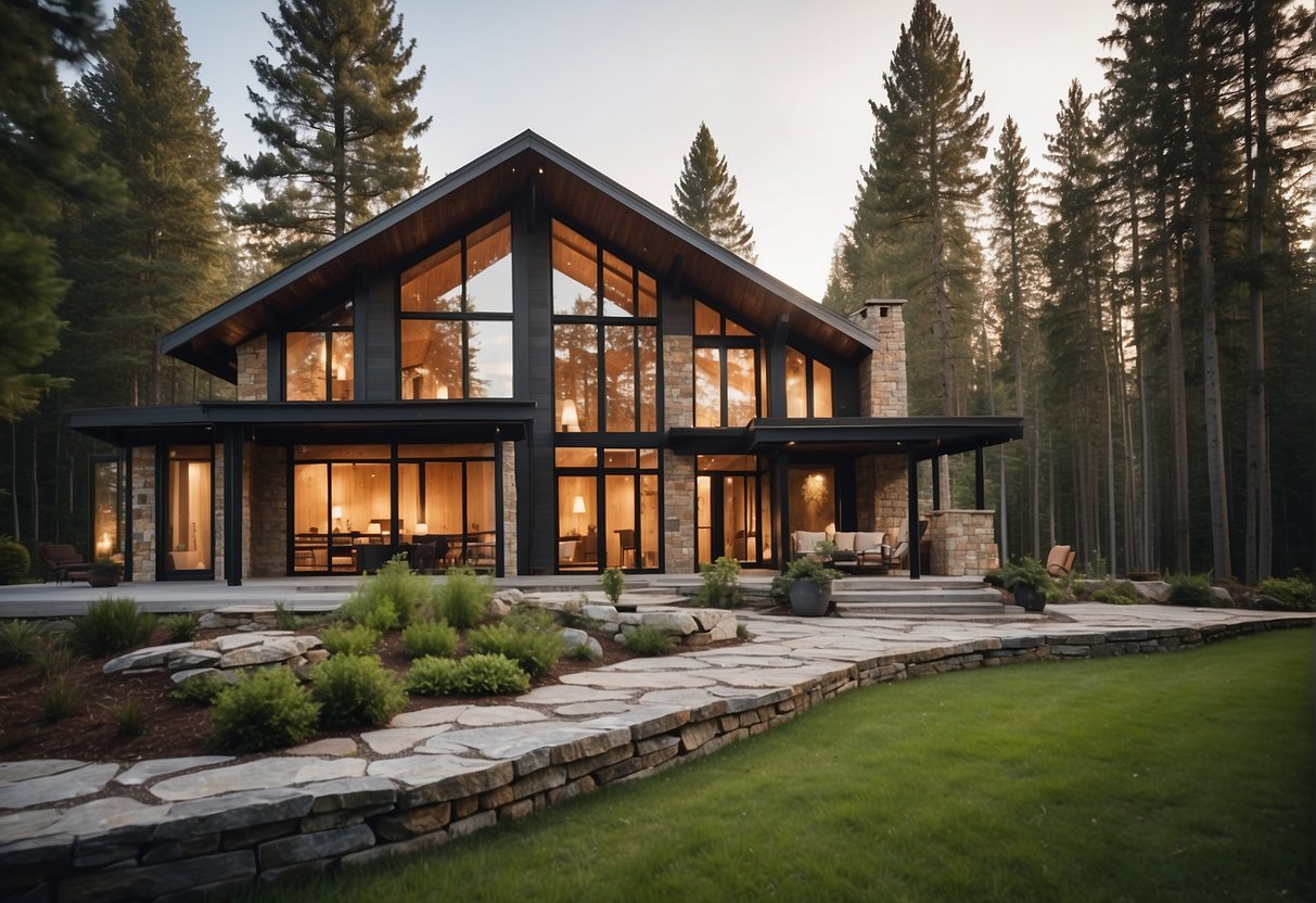 Modern Rustic Houses - Best Sunset Images in Desktop