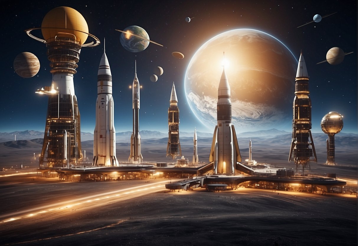 Spaceports Space Perspective - Full HD Space Illustrations for Desktop