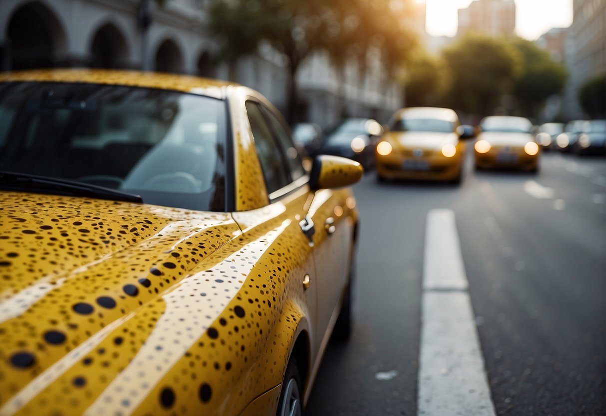 Tiny Yellow Spots on White Car: Causes and Solutions