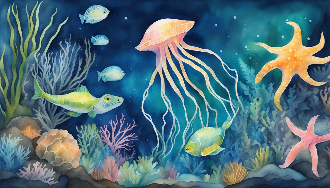 Deep Sea Creatures Drawception - Best Gradient Pictures in Full HD