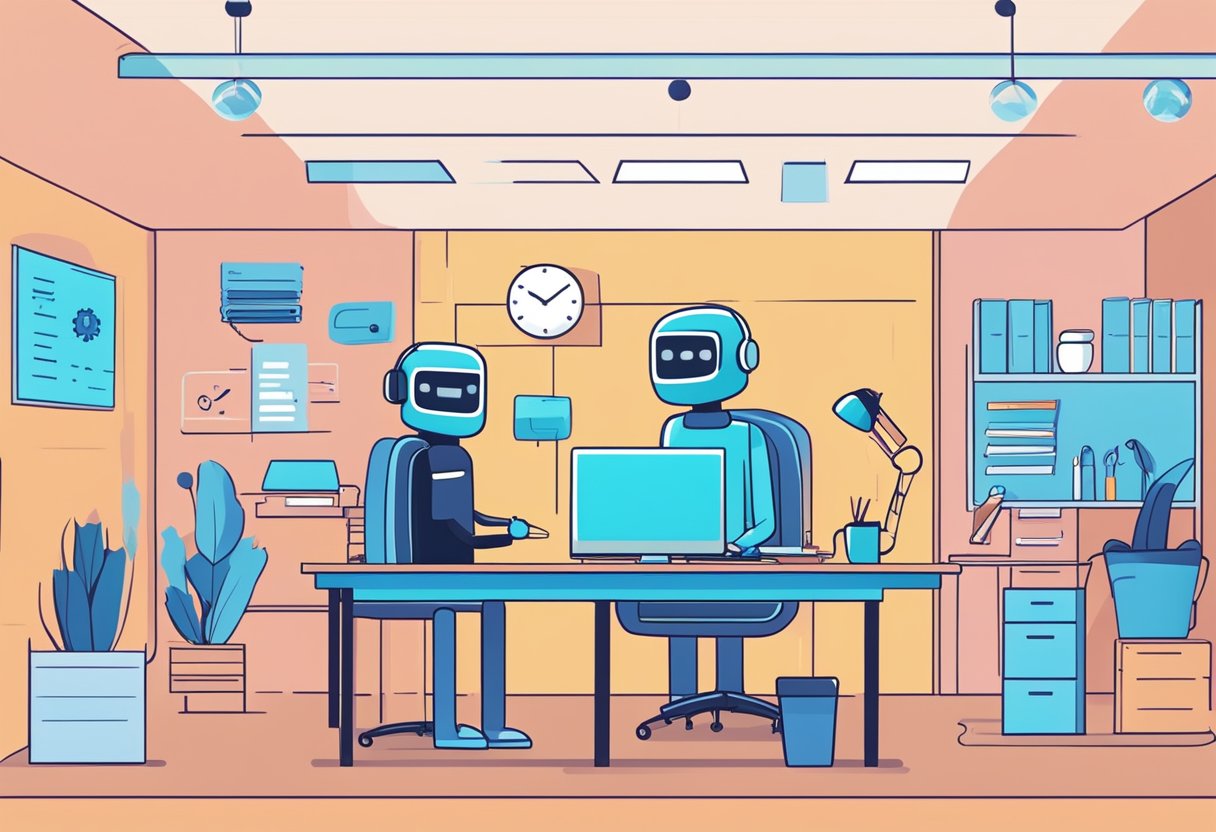 You Can Achieve Next Level Operational Efficiency With Ai Chatbots - Premium Gradient Illustration Gallery - High Resolution