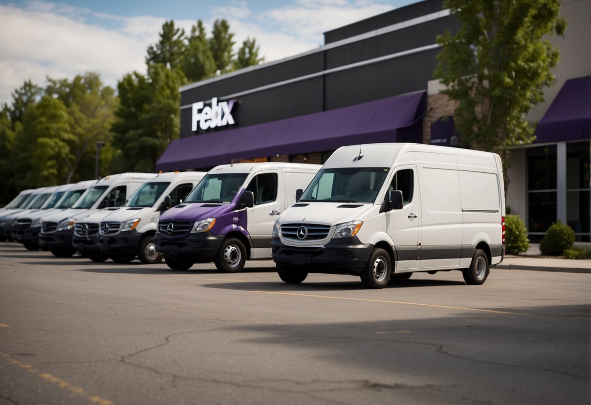 Fedex Ground Return Pickup - Premium Dark Texture Gallery - Desktop