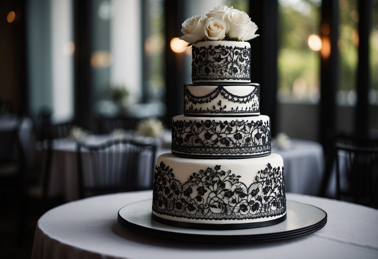 Black and White Wedding Cake Ideas: Elegant Designs for Your Special Day