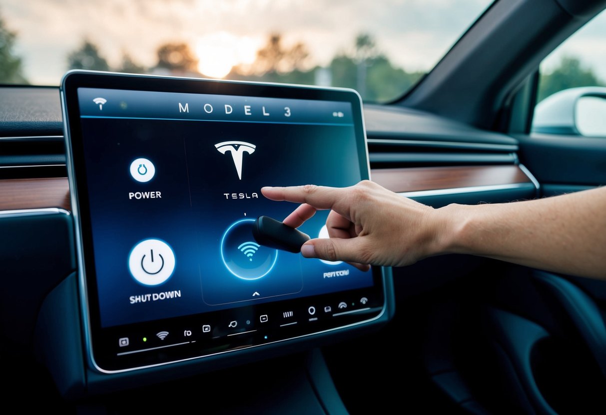 How to Turn Off Tesla Model 3 While Inside: A Step-by-Step Guide