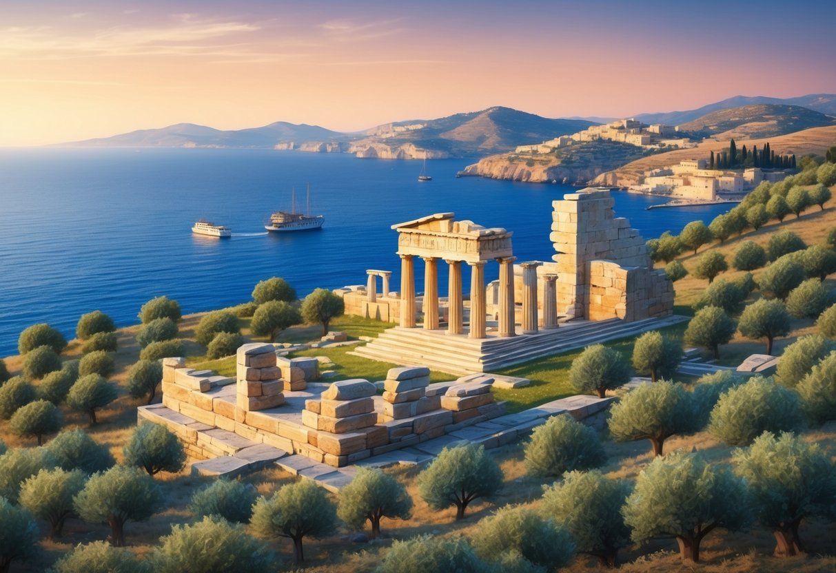 Greece God S Geography - Gradient Designs - Amazing 4K Collection