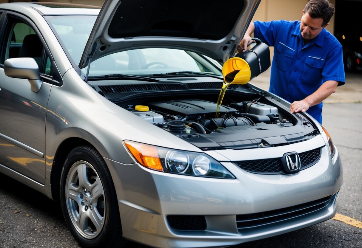 How Many Quarts of Oil Does a 2008 Honda Civic Take: Essential Maintenance Guide