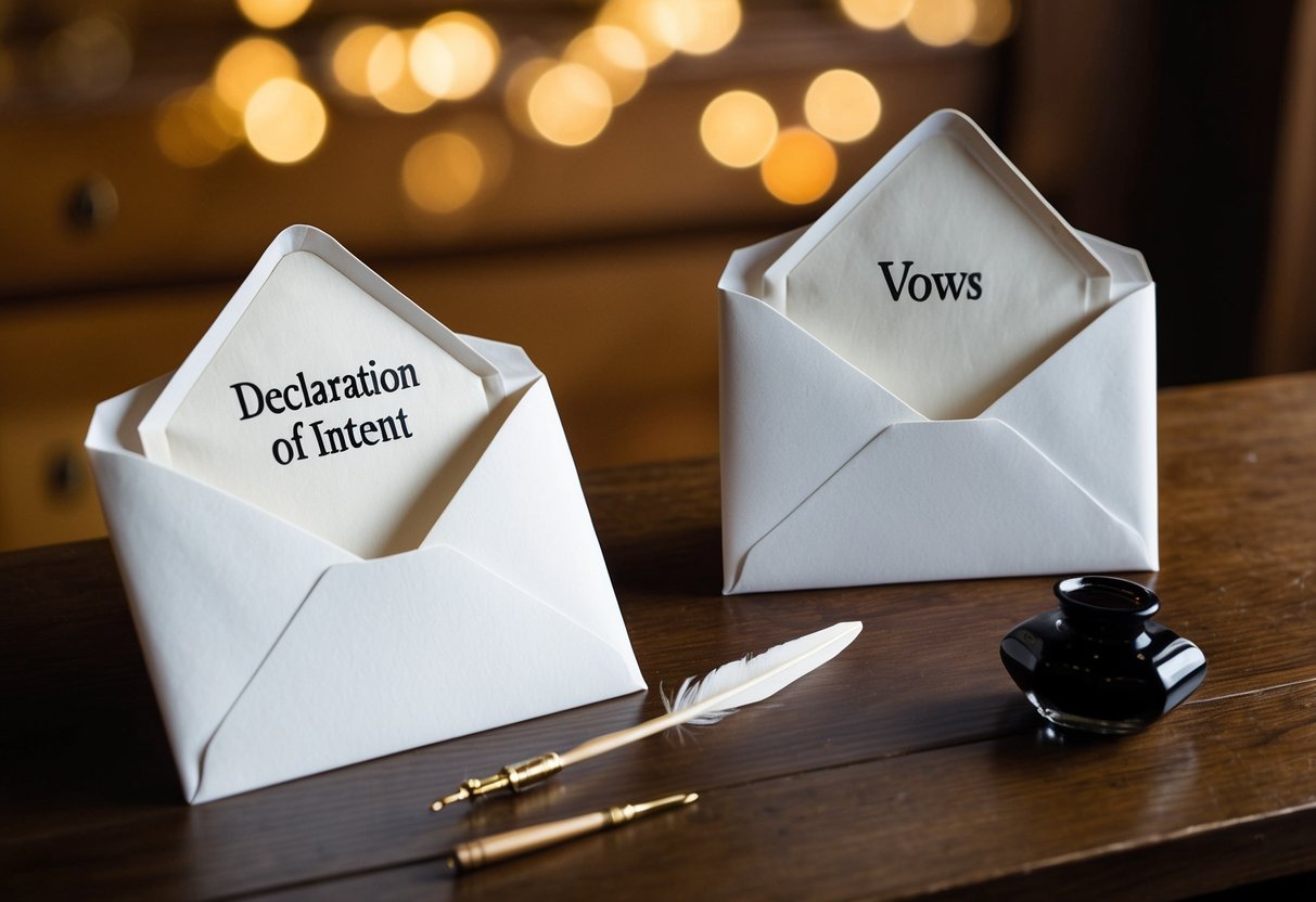Do You Need Both Declaration of Intent and Vows? Understanding Their Importance in Your Ceremony