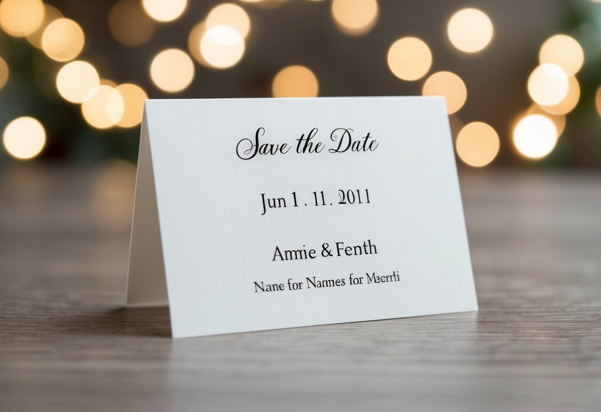 Whose Name Goes First on Save the Dates? A Helpful Guide for Couples