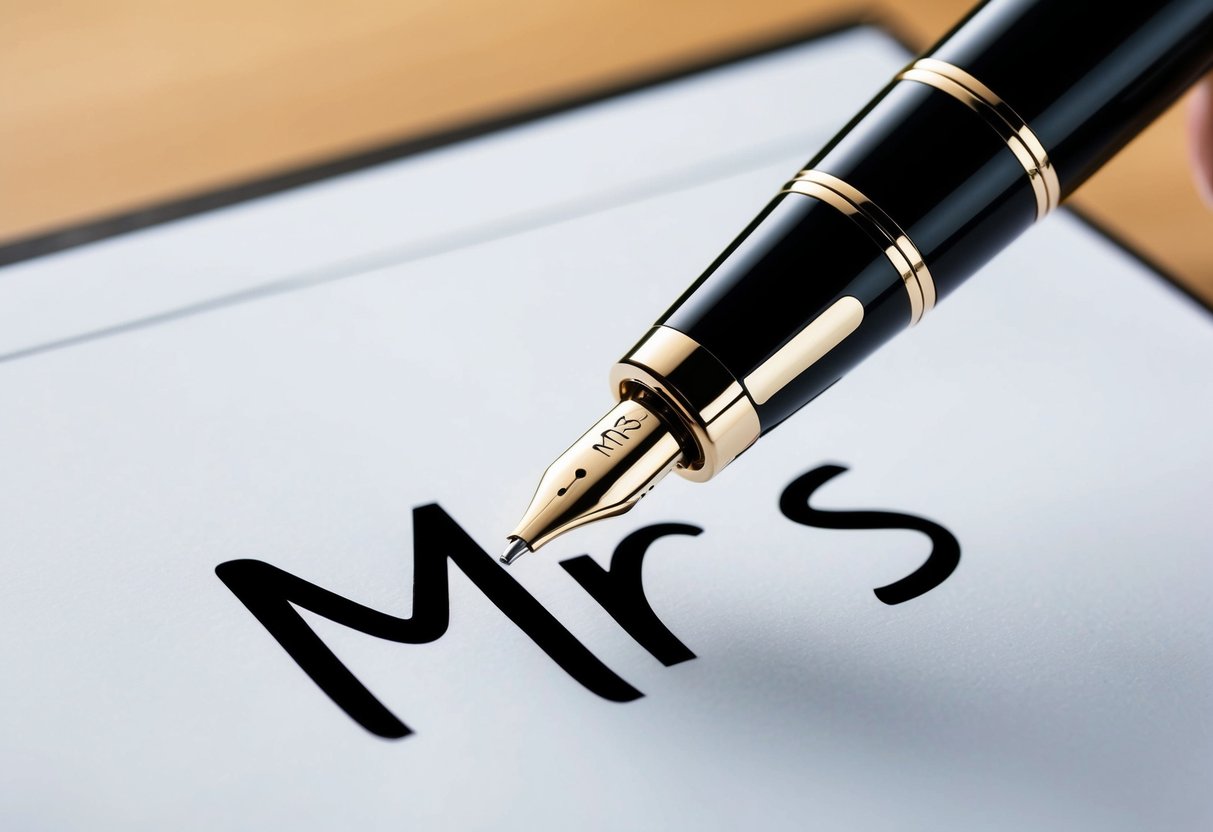 How Do You Write Mrs. Correctly? A Quick Guide to Proper Usage