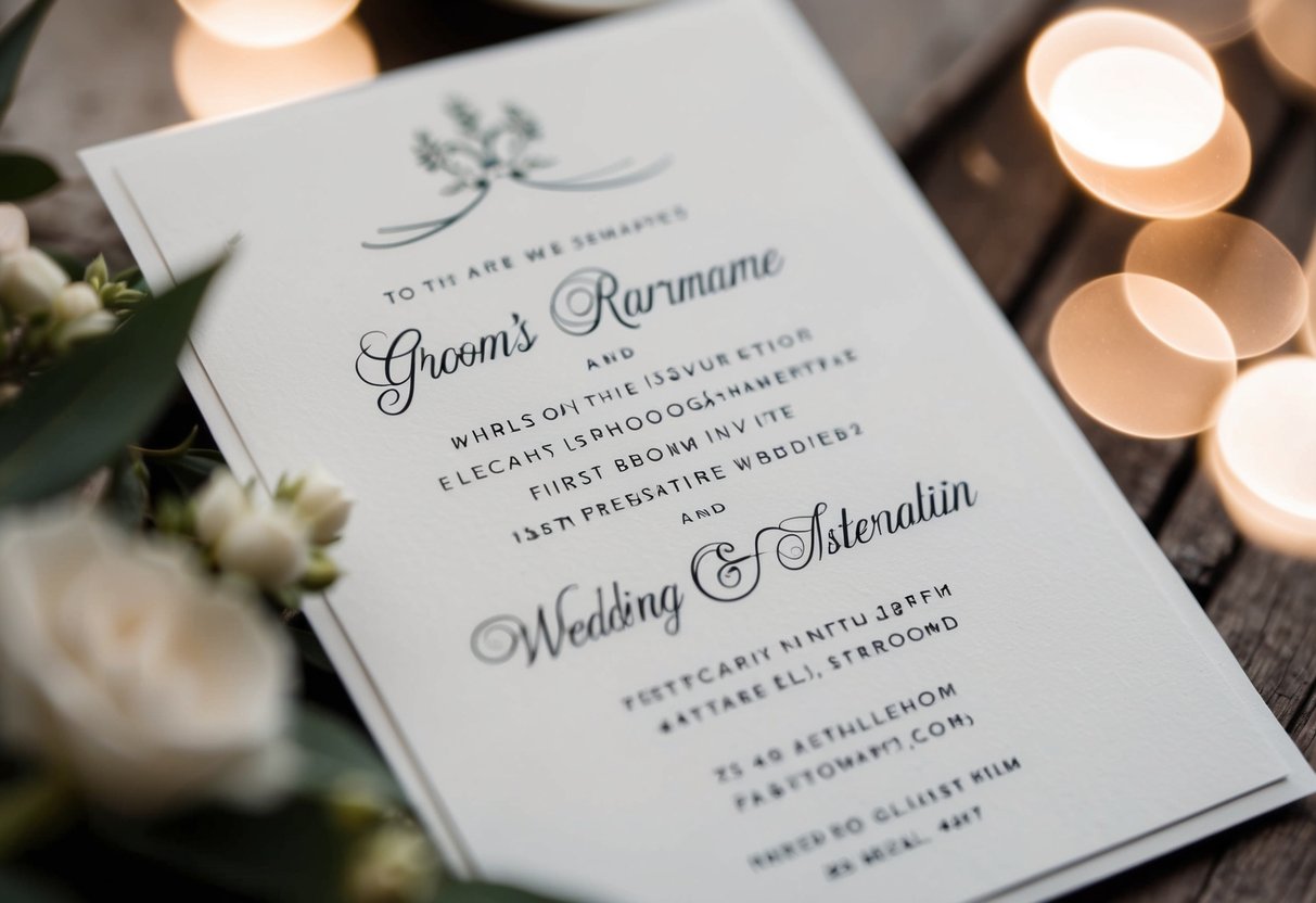 Which Surname Comes First in Wedding Invitations? A Simple Guide for Couples