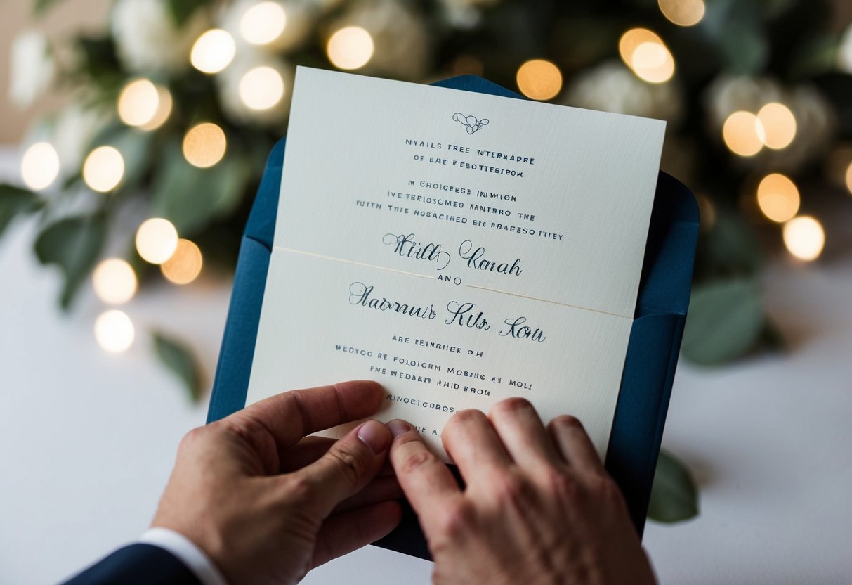 Whose Name Goes First on a Wedding Invitation? A Guide to Proper Etiquette