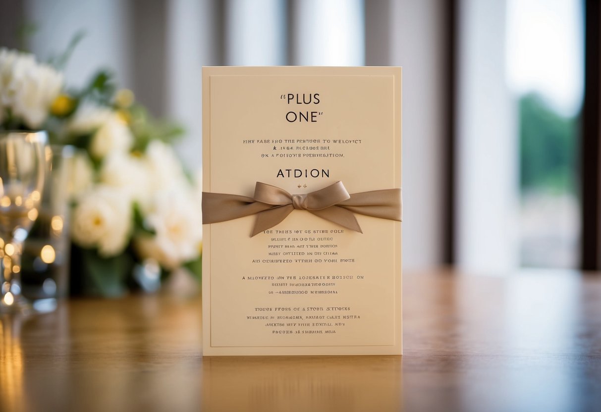 How to Limit Plus Ones at a Wedding: Smart Strategies for an Intimate Celebration