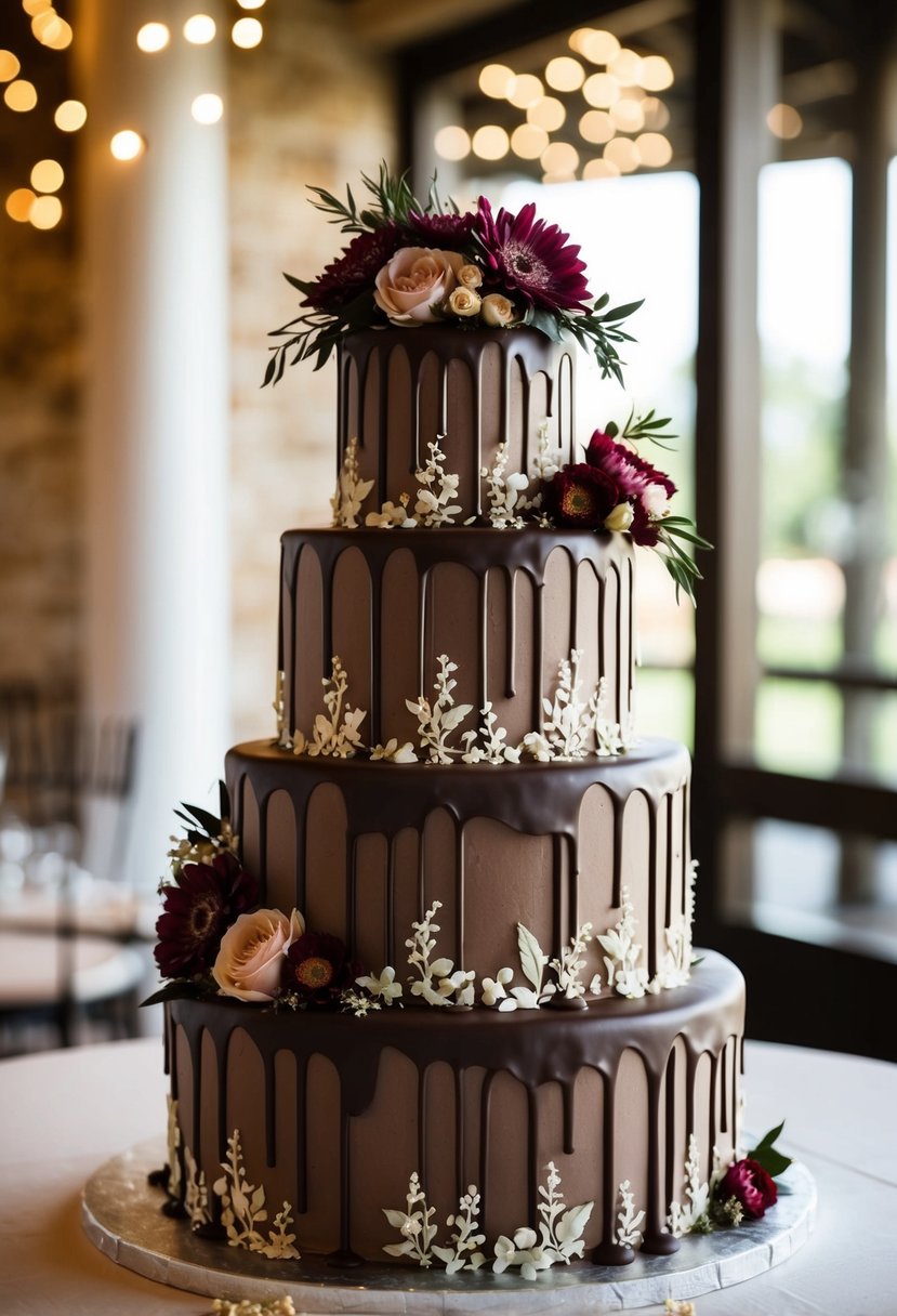 15 Chocolate Wedding Cake Ideas to Delight Your Guests