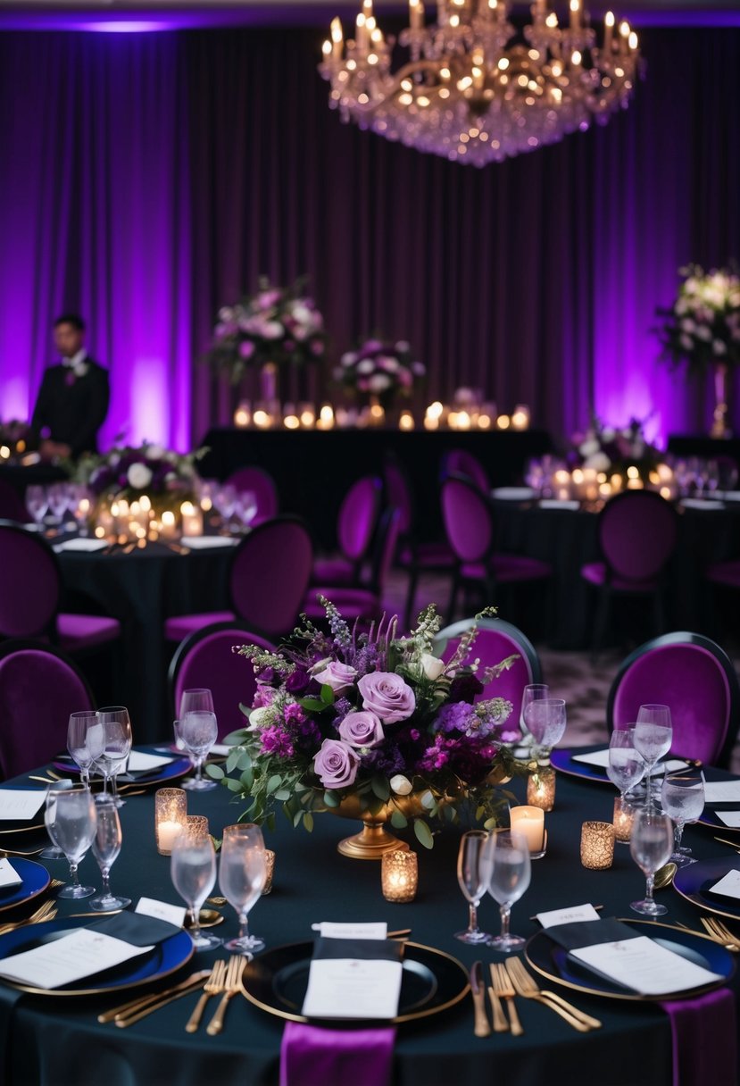 15 Black and Purple Wedding Color Ideas for a Stunning Celebration