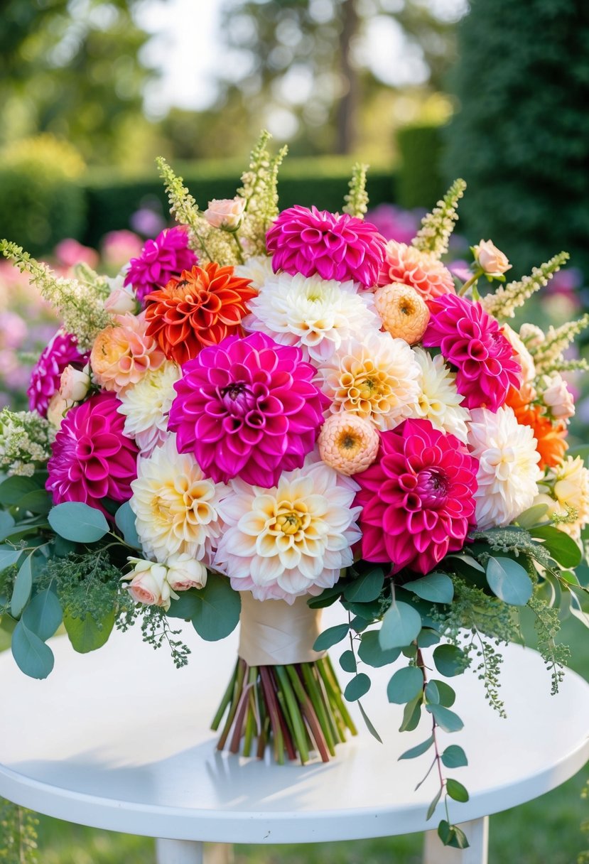 15 Dahlia Wedding Bouquet Ideas for Your Perfect Day