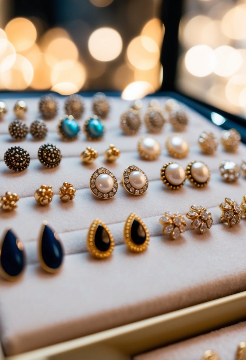 15 Stud Wedding Earring Ideas for Your Special Day