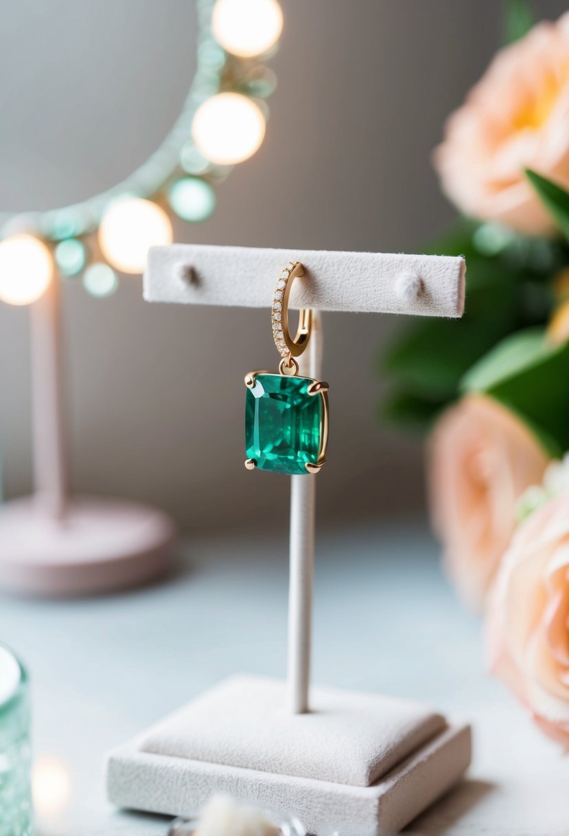 15 Emerald Wedding Earring Ideas for Your Perfect Day