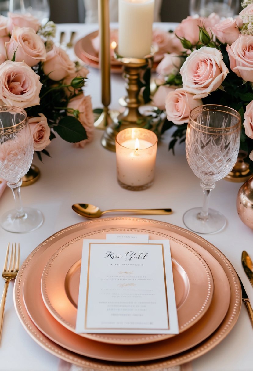 15 Rose Gold Wedding Table Decoration Ideas to Dazzle Your Guests