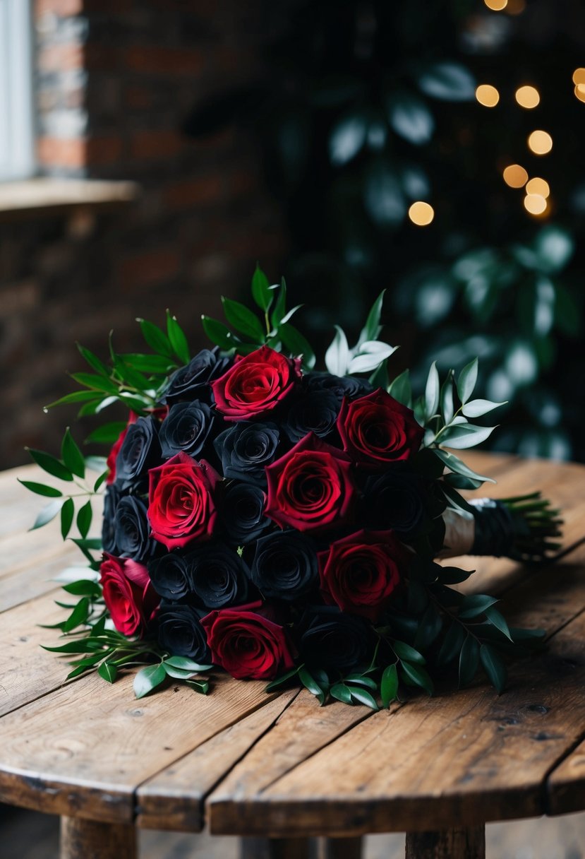 15 Black Wedding Bouquet Ideas for a Stunning Floral Accent